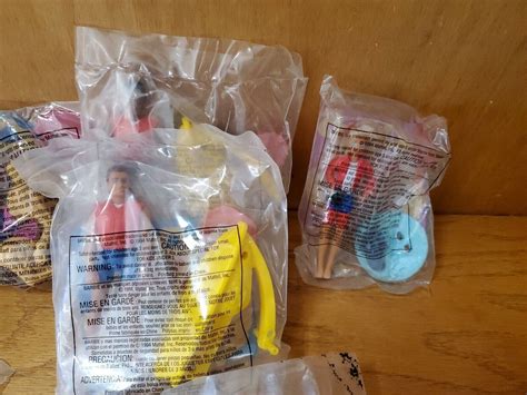 Mcdonalds Happy Meal Barbie And Hot Wheels Toys 9 Piece Etsy