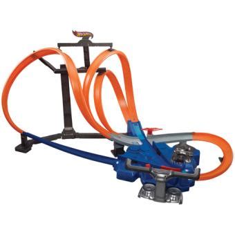 Hot Wheels Coffret Triple Loop D Enfer Mattel Circuit Voitures Achat Prix Fnac