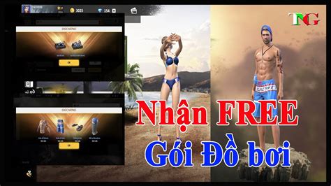 Mặc Bikini đi tán trai cùng trải nghiệm game Nhận Free gói đồ bơi thổi bay ngày hè YouTube
