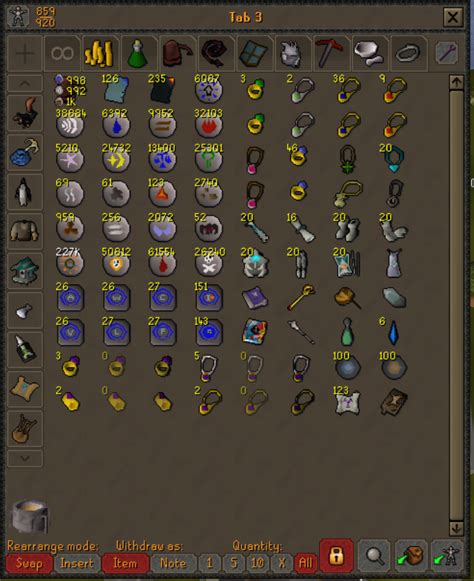 2000 Total Level Ironman Rune Teleport Tab R Banktabs