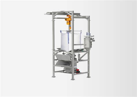 jumbo bag unpacking station  bulk material handling