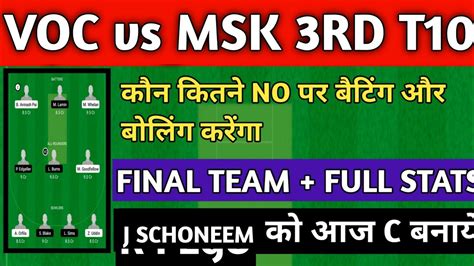 Voc Vs Msk Dream Prediction Voc Vs Msk Dream Voc Vs Msk Dream