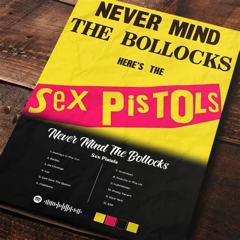 Cuadro Sex Pistols Never Mind The Bollocks