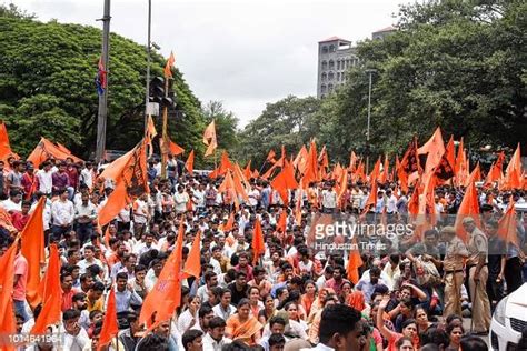 Maratha Protest Outside Collector Office During Maharashtra Bandh To News Photo Getty Images