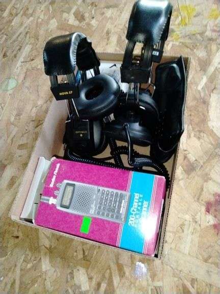 radio shack portable scanner  headphones metzger property services llc