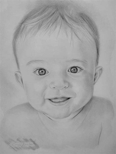 How to draw a baby s face in basic proportions – drawing a cute baby ...