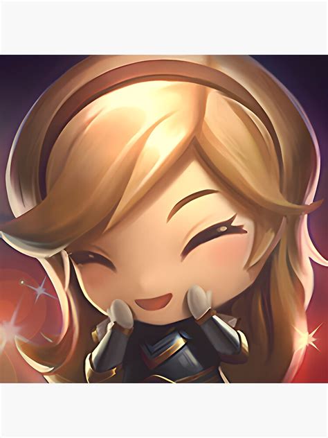 Lol Lux Champie Chibi Sticker By Adedigato Redbubble