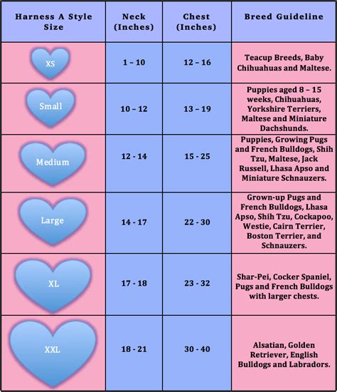 Puppia Size Chart A Visual Reference Of Charts Chart Master