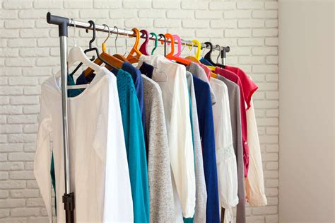 Вешалка для одежды как в магазине - 96 фото