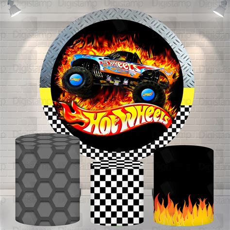 Kit Painel Trio De Cilindros Sublimados Hot Wheels KIT607