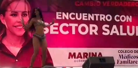 Video Chica En Bikini Bailando En Acto De Campa A De Morena Causa Indignaci N Y Cr Ticas En