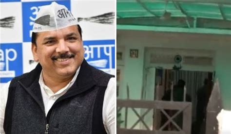 Liquor Policy Case Ed Raids Aap Mp Sanjay Singh S Delhi Residence The