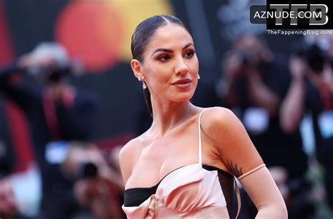 Giulia De Lellis Sexy Seen Showcasing Her Hot Cleavage At The Venice International Film Festival