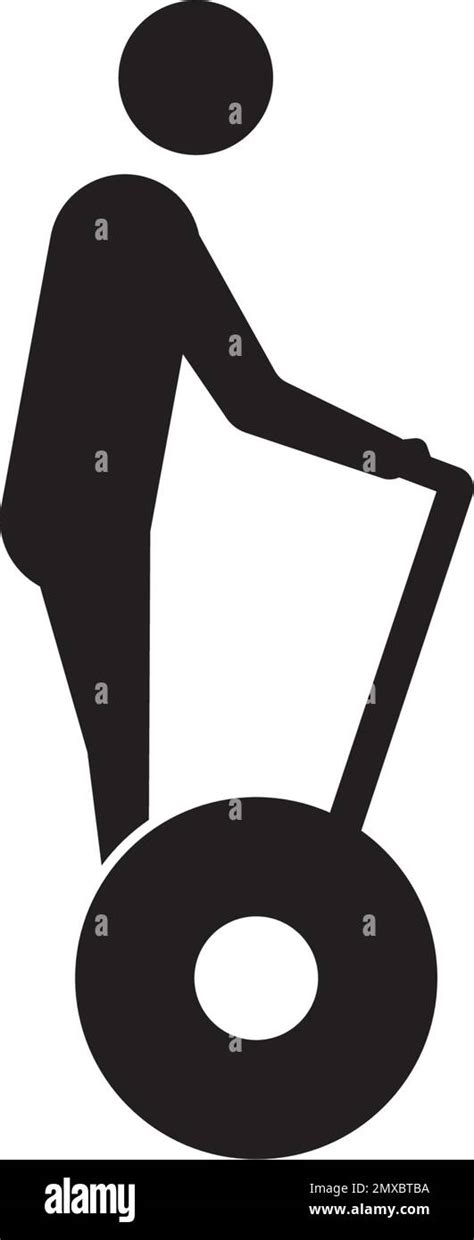 Segway Icon Vector Illustration Logo Design Stock Vector Image And Art