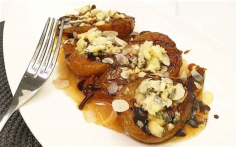 Карамелизированные груши с сыром рецепт с фото пошагово