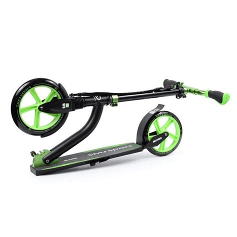 Самокат SMJ Sport NL-230 new (черно-зеленый) — купить в интернет ...
