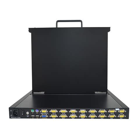 VGA KVM консоль на 16 портов KVM-LCD-1716-HD (Разрешение 1280x1024 ...