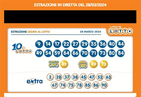 Estrazioni Lotto Oggi E Numeri Superenalotto Di Gioved Marzo