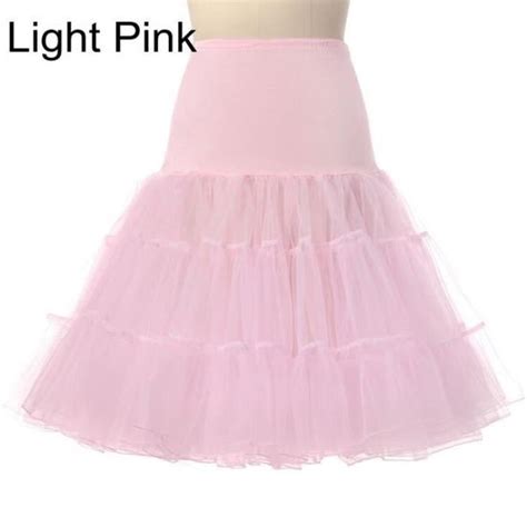 Robe Jupon de Cosplay des Années 50 pour Femme Robe Crinoline Sous Jupe