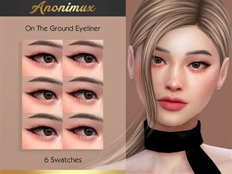 Beto X Anonimux On The Ground Eyeliner The Sims 4 Catalog Sims 4