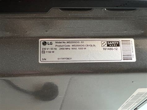 LG Microwave Oven MS2595DIS Smart inverter, TV & Home Appliances ...