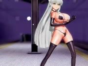 Code Geass Cc Undress Dancing Hentai Lupin Song Big Boobs Mmd D White Hair Color Edit Smixix