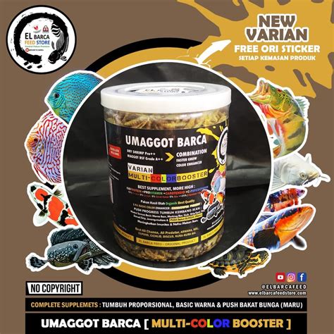 Jual UDANG KERING BARCA Pro Xtra MAGGOT BARCA Grade A RED