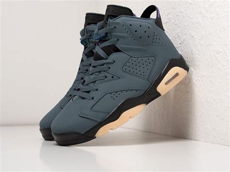 Кроссовки Nike Air Jordan 6 цвет Голубой купить по цене 5960 рублей в ...