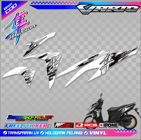 Striping Motor Honda Vario All New Hayabusa Style Sticker