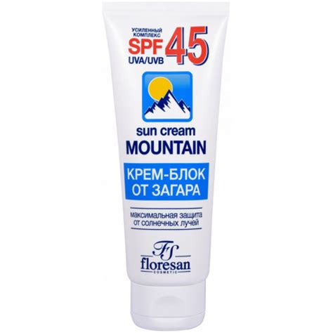 Крем блок от загара водостойкий Floresan (Флоресан) SPF 45, 60 мл ...