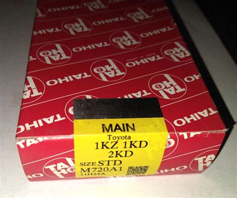 taiho crankshaft main bearing set toyota ma std oem kz kd kd