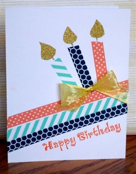 Easy Last Minute Diy Birthday Cards Anyone Can Make Handmade