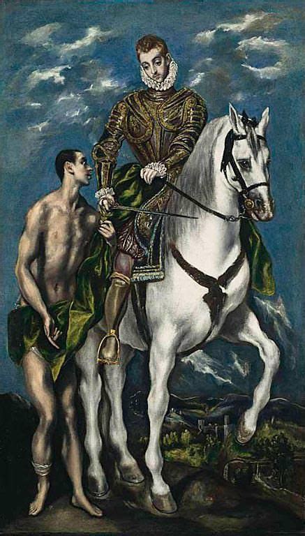 Saint Martin And The Beggar By El Greco National Gallery Of Art El