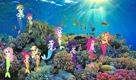 Equestria Girls Mermaids By Jacob Van Antwerp On Deviantart