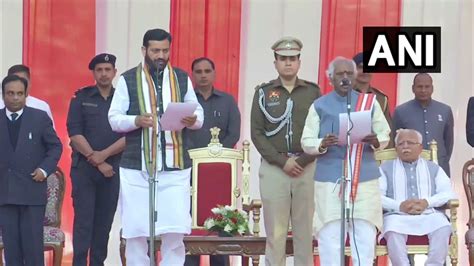 Haryana CM News Highlights Nayab Singh Takes Oath As The New Chief