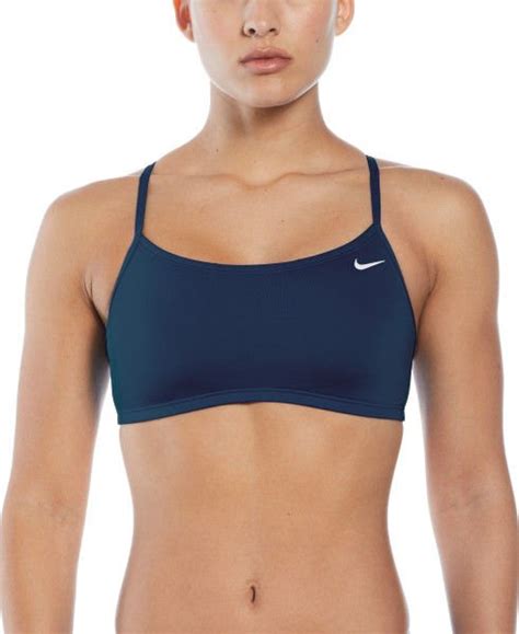 Strój kąpielowy damski Essential Racerback Bikini Set Nike Swim navy