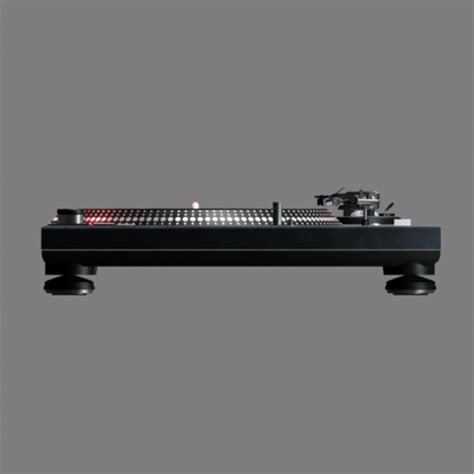 3d Model Of Technics 1200 Dj Turntable