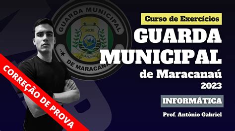 Resolu O Detalhada De Inform Tica Prova Guarda Municipal De