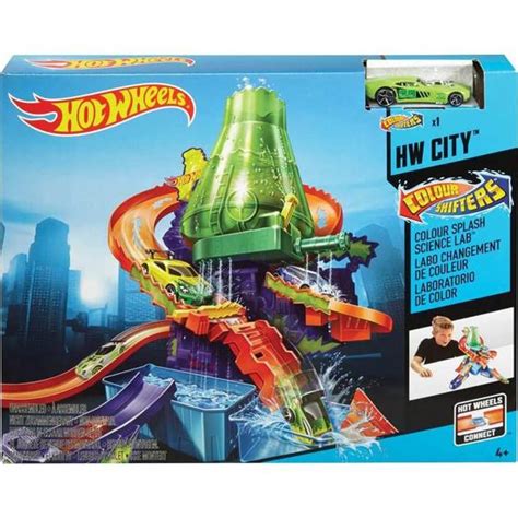 Pista Hot Wheels Estação Científica Color Change CCP76 Mattel Pistas Magazine Luiza