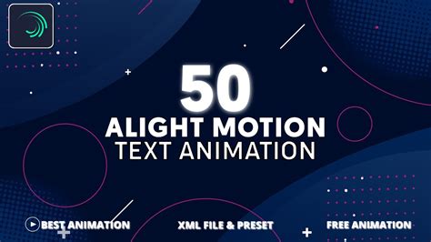 Alight Motion Text Animation Preset Alight Motion Text Presets