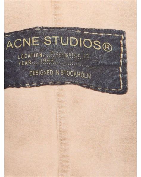 Acne Studios Cargo Effect Bikini In White Lyst Uk
