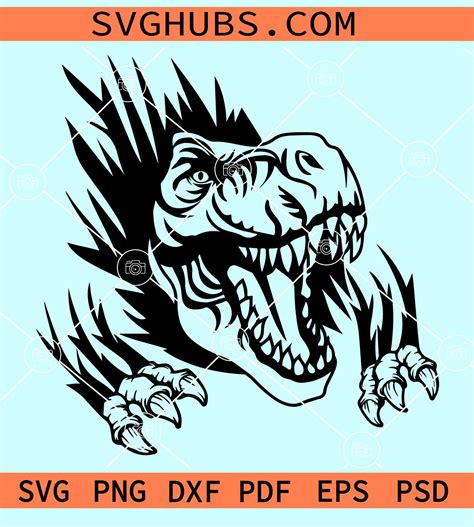 Tyrannosaurus Rex Svg T Rex Svg Archaeology Png Fossil Svg Jurassic