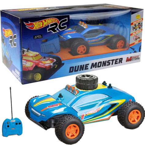 Samochód zdalnie sterowany Dune Monster niebieski Hot Wheels Babyboutik