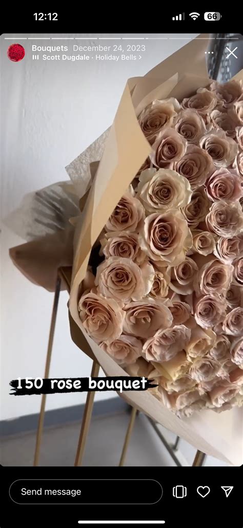 Nude Roses Bouquet By Boxed Flowers And Sweets