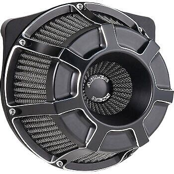 Arlen Ness 18 933 Black Beveled Inverted Series Air Cleaner Kit For