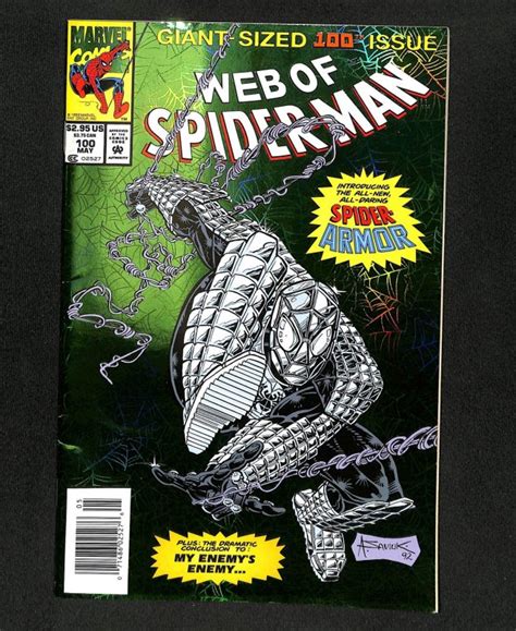 Web Of Spider Man 100 Newsstand Variant Comic Books Copper Age