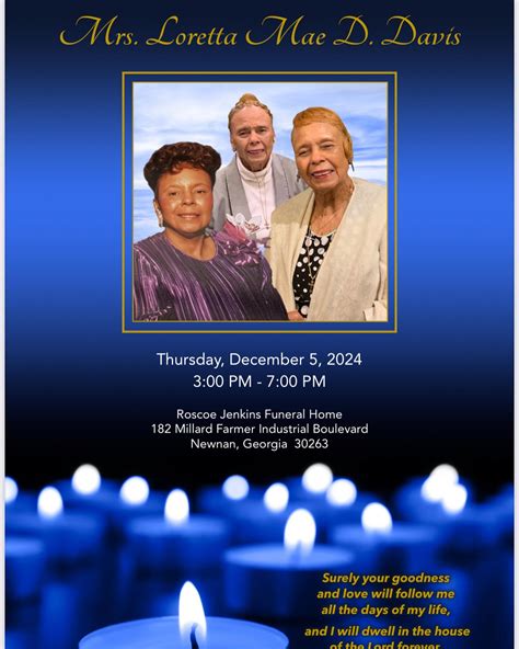 Roscoe Jenkins Funeral Home Obituary: See The Note Left At The Burial Site!