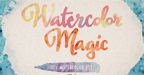 Watercolor Magic Volume 1, Brushes, Layer Styles, Patterns Including ...