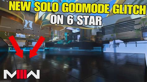 Modern Warfare 3 Glitches New Solo Godmode Glitch On 6 STAR Mw3 Glitch