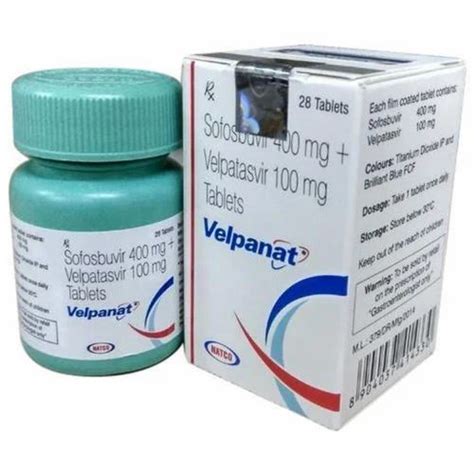 Natco Sofosbuvir And Velpatasvir Velpanat Mg Tablets Packaging